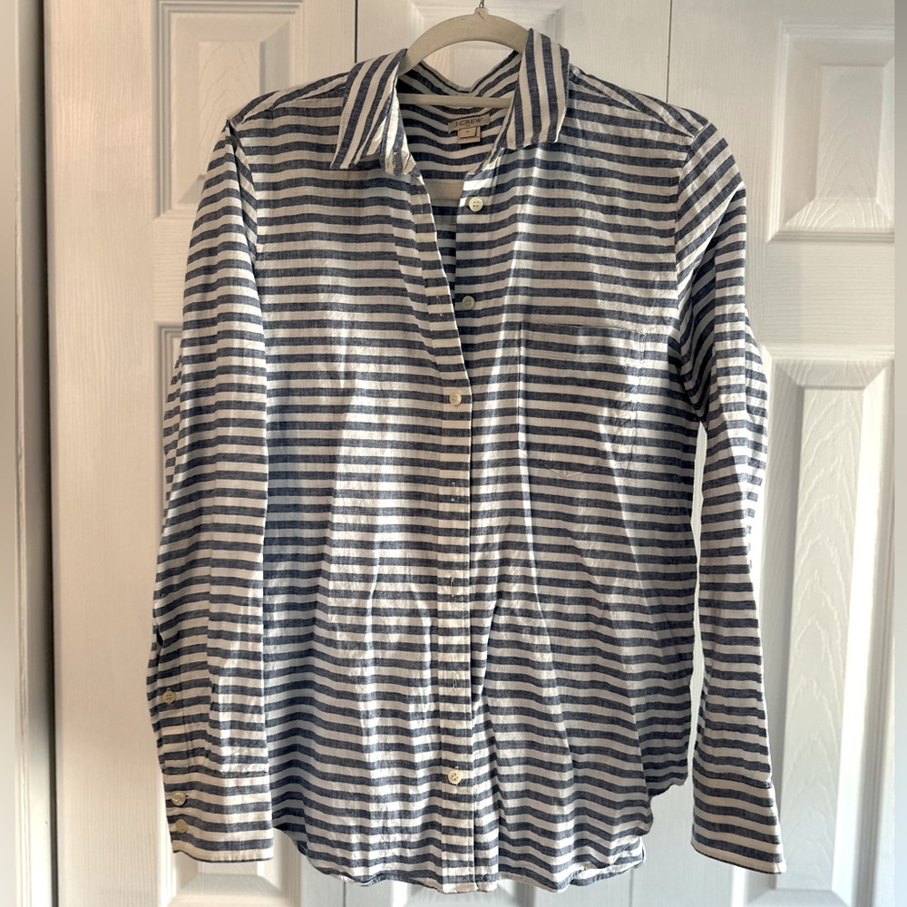 J. Crew Linen Button Down Shirt